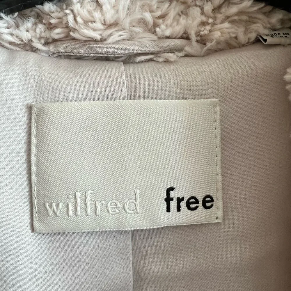 Aritzia Wilfred Free Grete Sherpa Coat